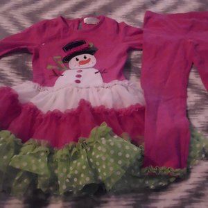 2 piece snowman outfit